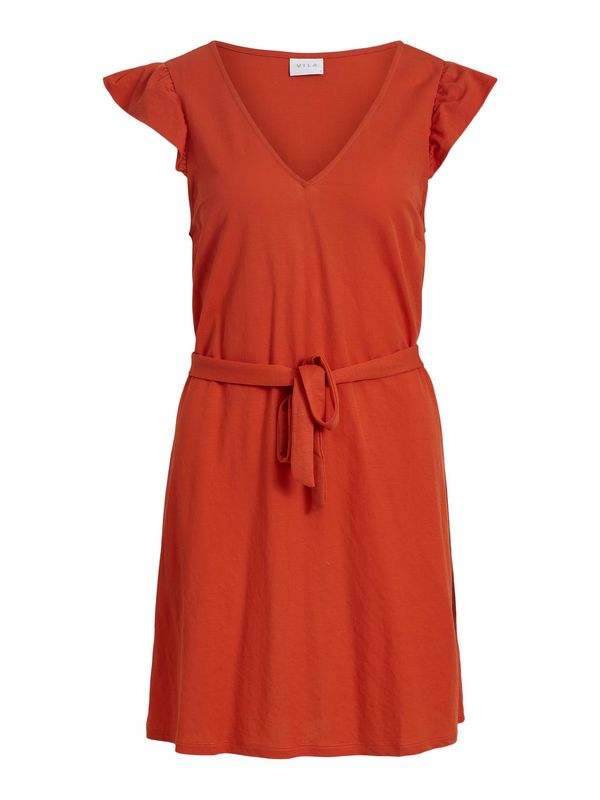 VILA VILA Haljina 'VIWANDERA'  tamno narančasta