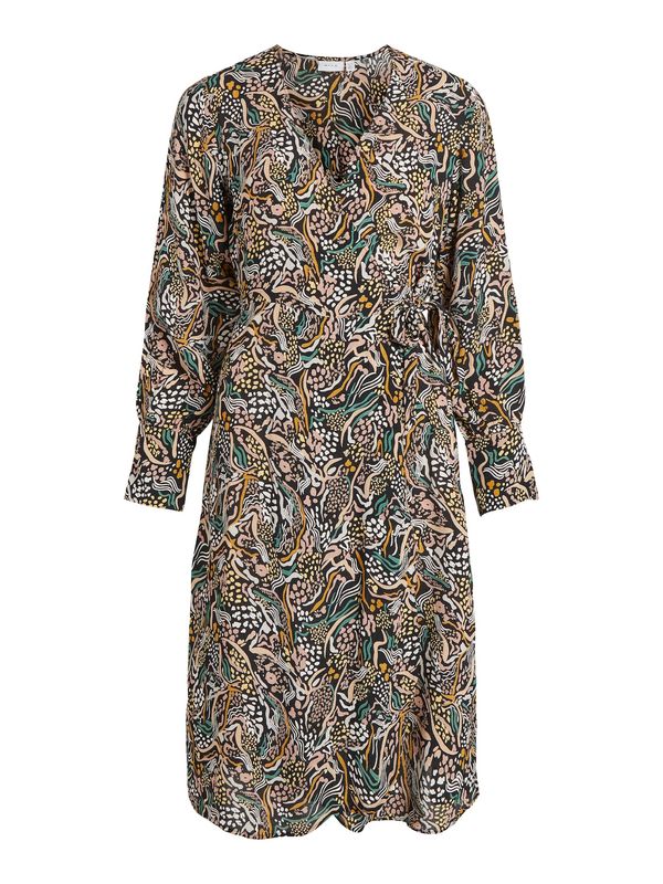 VILA VILA Haljina 'YOVA'  žad / roza / crna / bijela