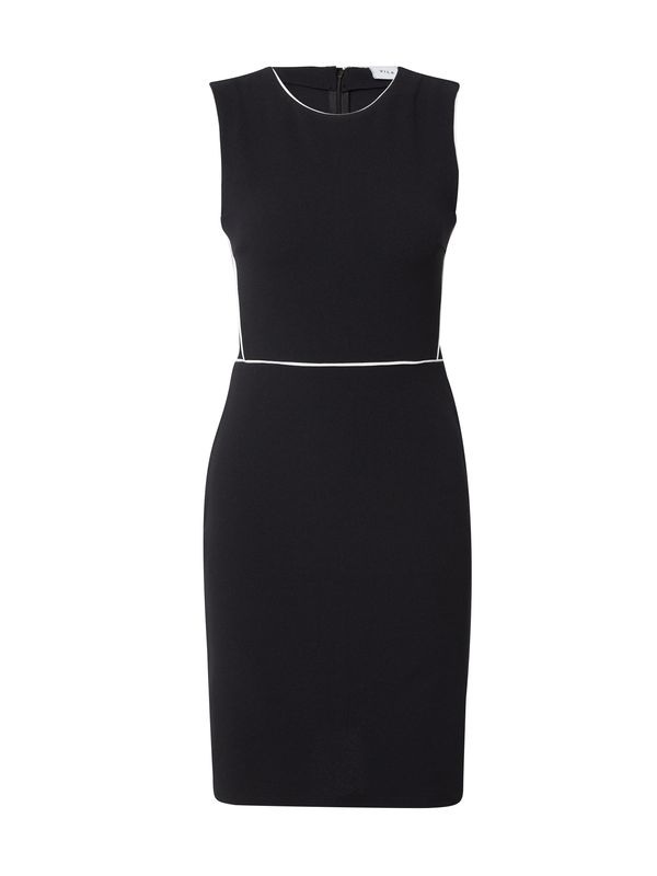 VILA VILA Haljina za ured 'VISOLA'  crna / bijela