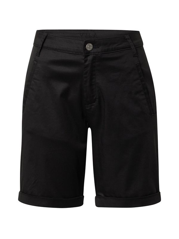 VILA VILA Hlače  crna