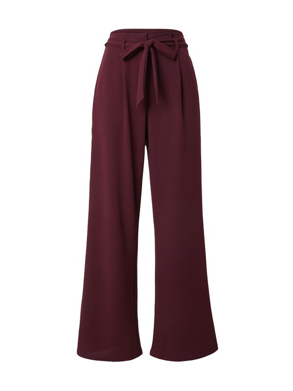 VILA VILA Hlače na crtu 'VIHilda'  boja vina