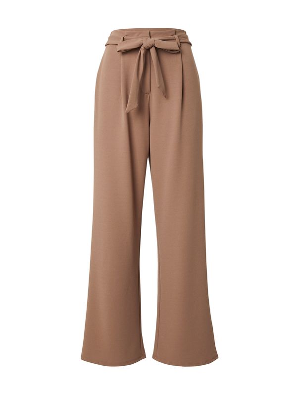 VILA VILA Hlače na crtu 'VIHilda'  svijetlosmeđa