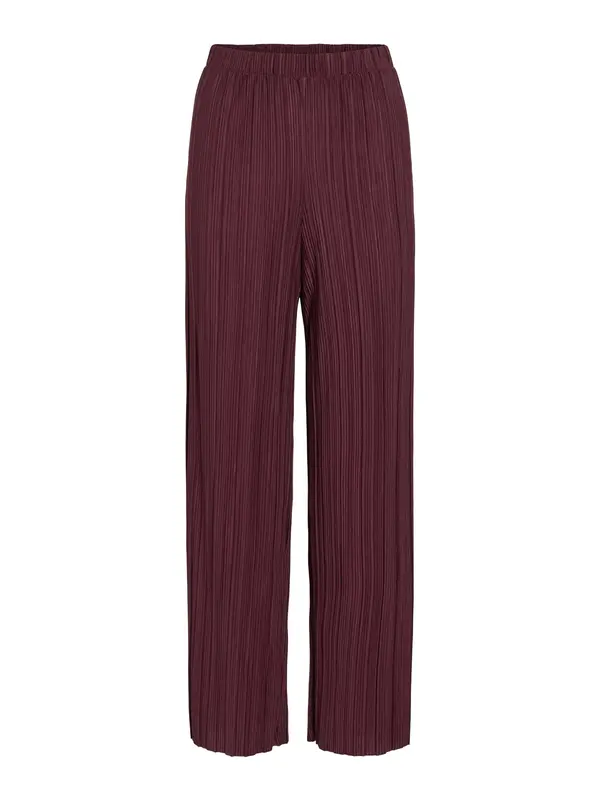 VILA VILA Hlače  patlidžan