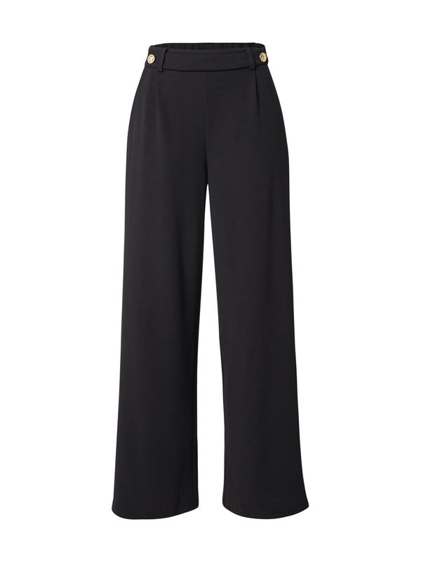 VILA VILA Hlače s naborima 'VICLARRY'  crna