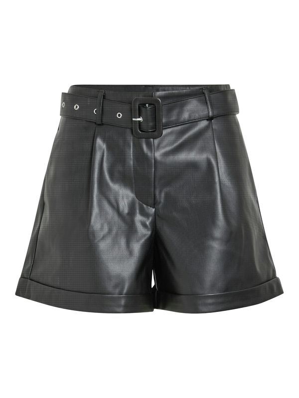 VILA VILA Hlače s naborima 'VIMathy'  crna