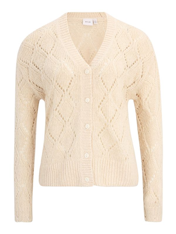 VILA VILA Kardigan 'VIFELINE'  bež