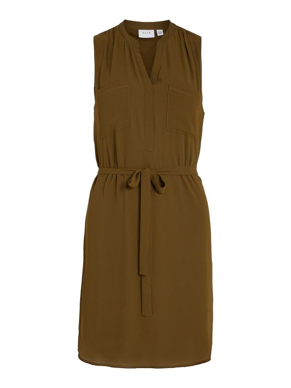 VILA VILA Košulja haljina 'Mera'  kaki
