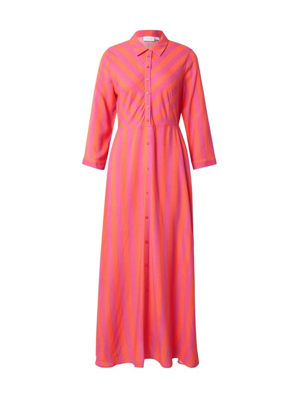 VILA VILA Košulja haljina 'VIAYA PAYA'  ciglasto crvena / svijetloroza