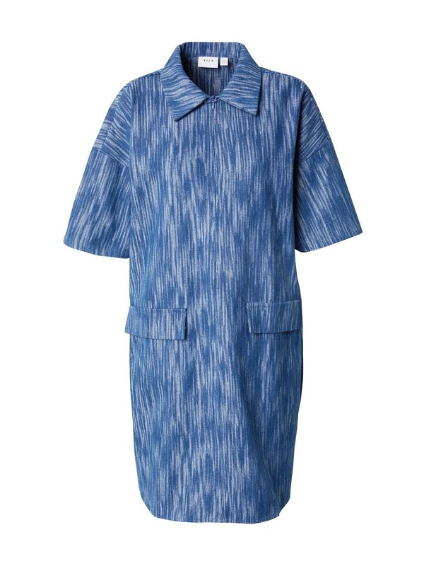 VILA VILA Košulja haljina 'VIKUBRA'  plavi traper