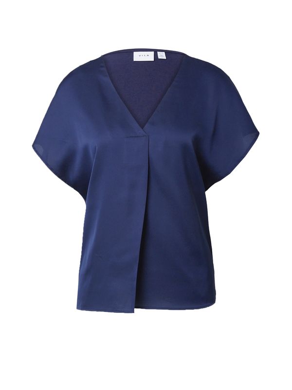 VILA VILA Majica 'VIEllette'  mornarsko plava