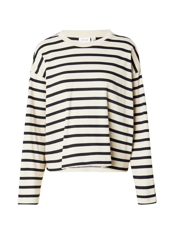 VILA VILA Majica 'VILIBENA'  bež / crna