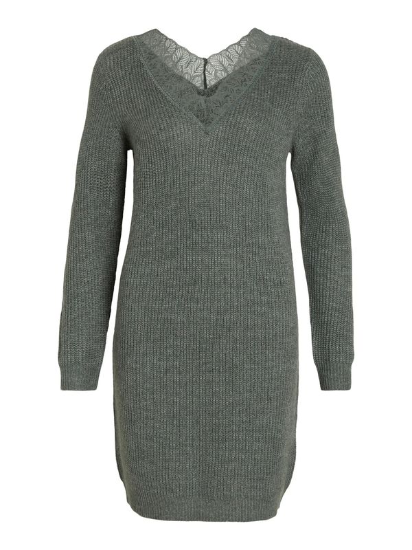 VILA VILA Pletena haljina 'Glacy'  tamno zelena