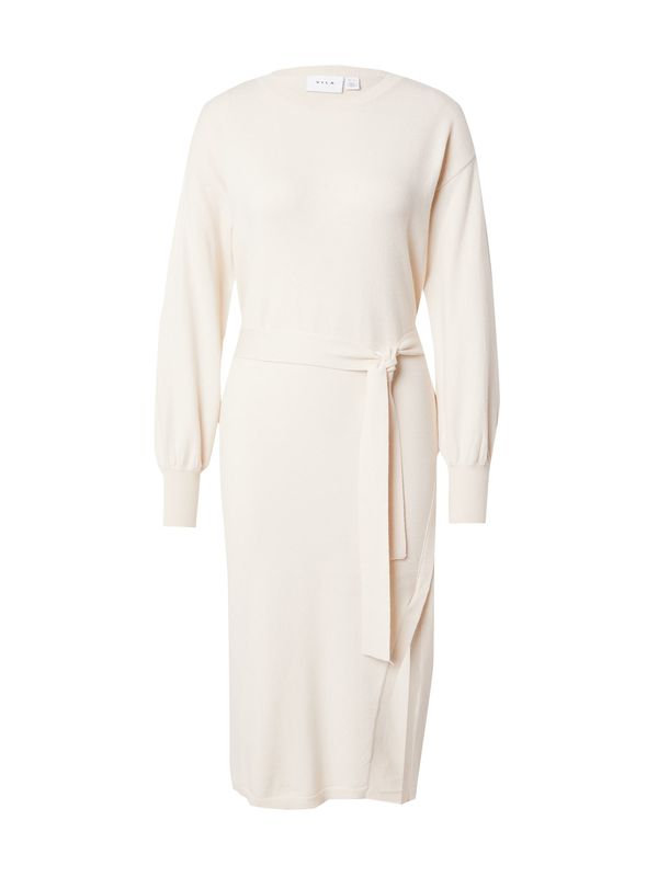VILA VILA Pletena haljina 'RICKY'  svijetlobež