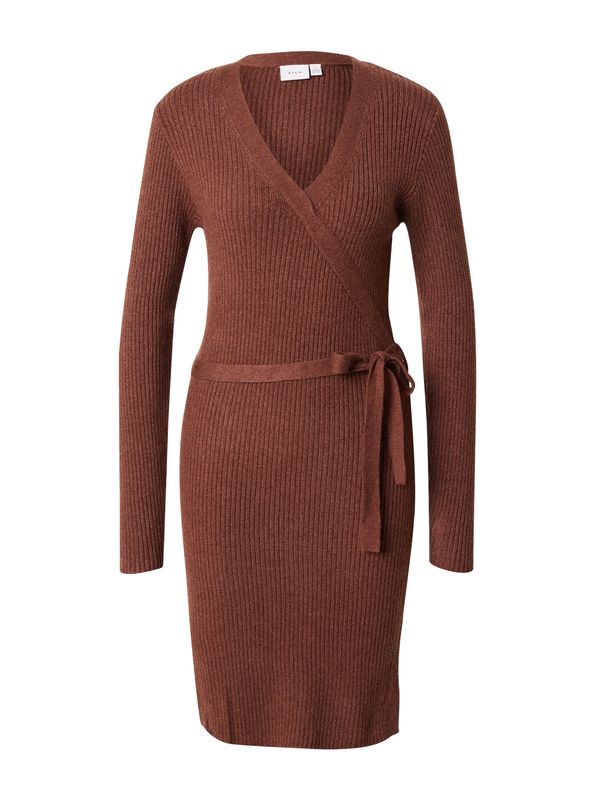 VILA VILA Pletena haljina 'Ril'  smeđa