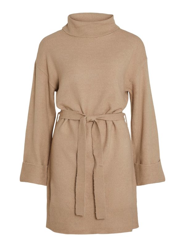 VILA VILA Pletena haljina 'Rolfie'  tamno bež