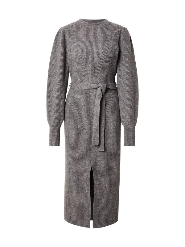 VILA VILA Pletena haljina  siva melange