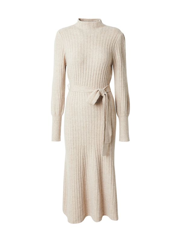 VILA VILA Pletena haljina  svijetlobež