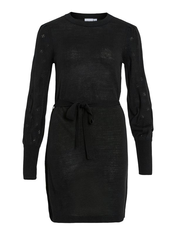 VILA VILA Pletena haljina 'VIAVA'  crna