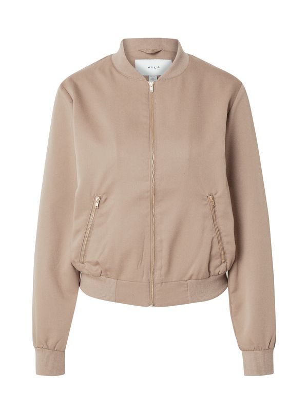 VILA VILA Prijelazna jakna 'VIBUBBLE'  svijetlosmeđa