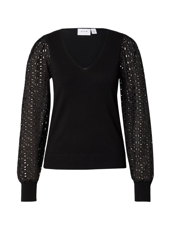 VILA VILA Pulover 'LACINE'  crna
