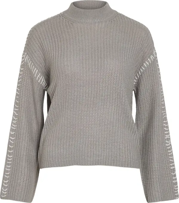 Vila VILA Pulover 'Sigga'  siva / bijela