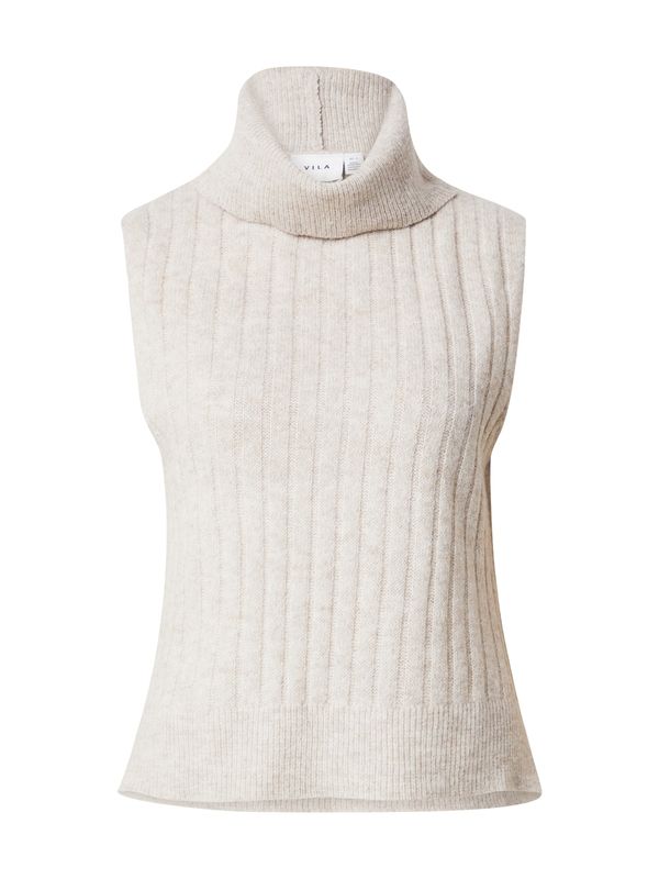VILA VILA Pulover 'VIBeluna'  sivkasto bež