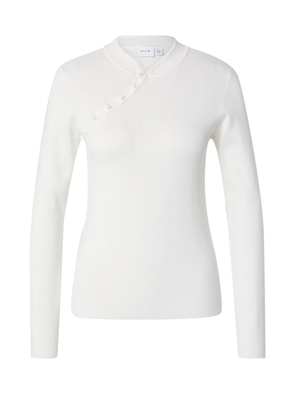 VILA VILA Pulover 'VISeluna'  bijela