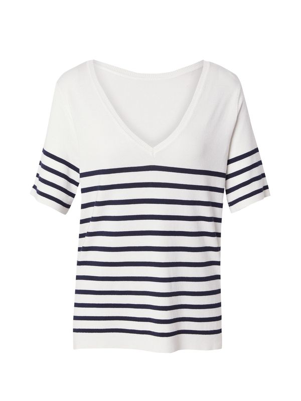 VILA VILA Pulover 'VIWENNIE'  morsko plava / bijela