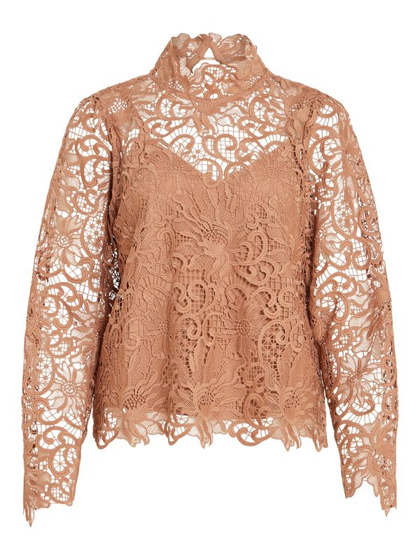 VILA ROUGE EDIT VILA ROUGE EDIT Bluza 'VIBoe'  moka smeđa