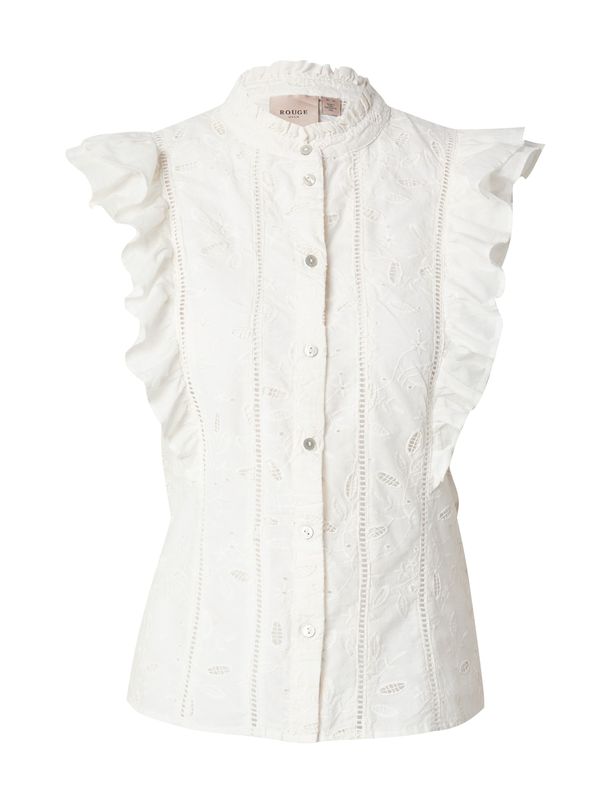 VILA ROUGE EDIT VILA ROUGE EDIT Bluza 'Vicora'  bijela