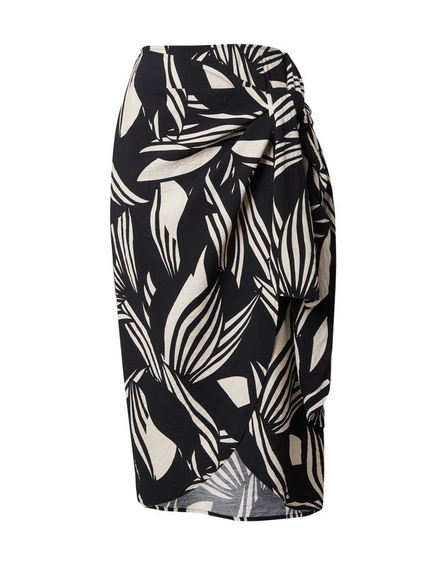 VILA VILA Suknja 'ALINIA'  boja pijeska / crna