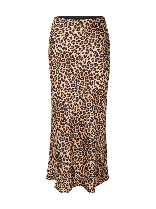 VILA VILA Suknja 'VIELLETTE'  bež / karamela / crna