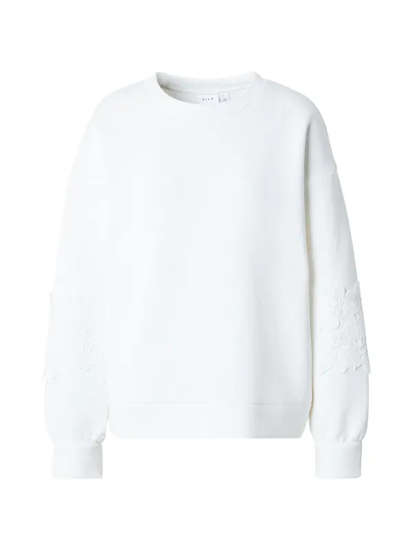 Vila VILA Sweater majica 'VIBRODA'  bijela