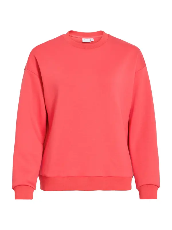 Vila VILA Sweater majica 'VISandy'  jarko crvena