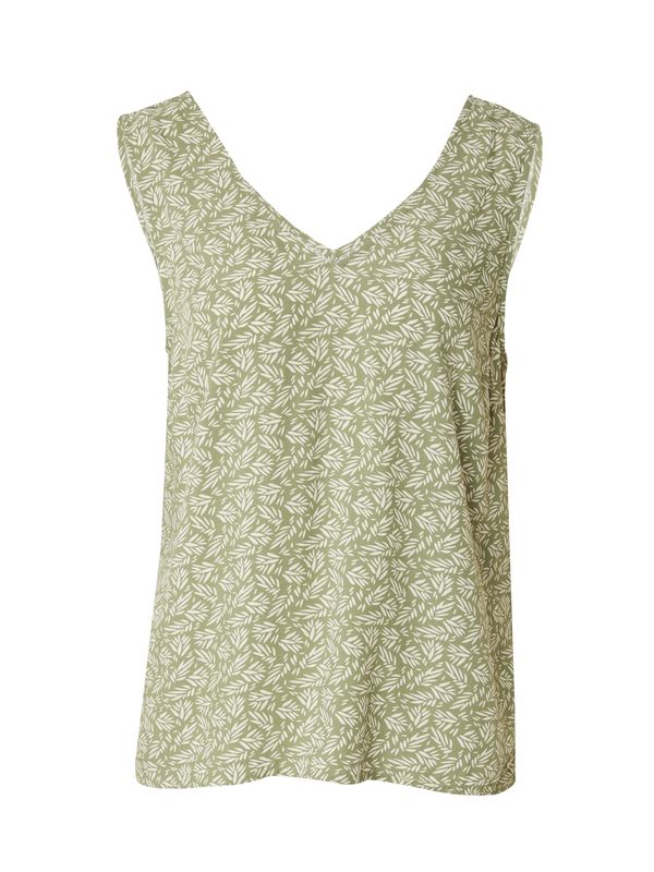 VILA VILA Top 'LISE'  maslinasta / bijela