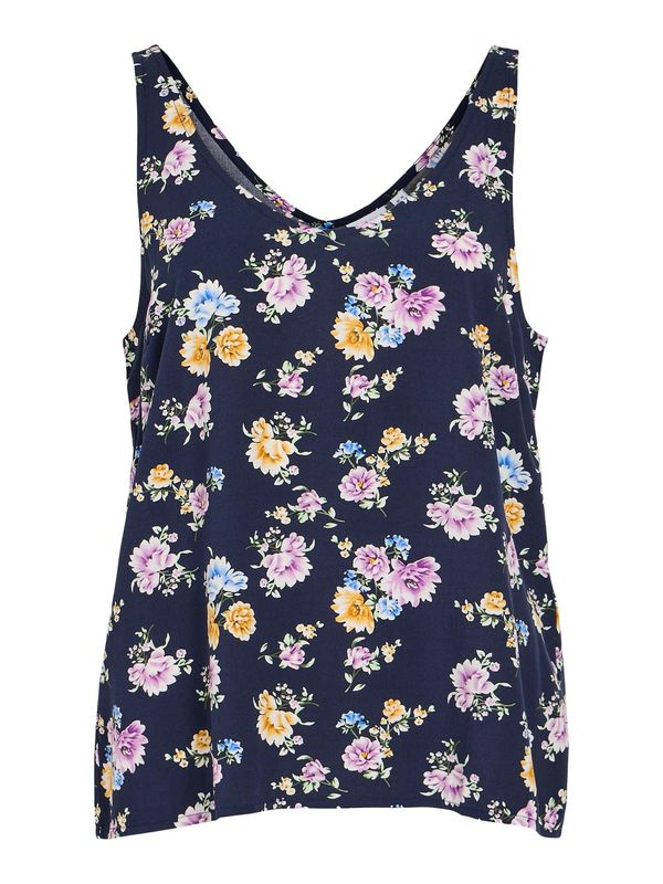 VILA VILA Top 'Lise'  mornarsko plava / narančasta / roza / bijela