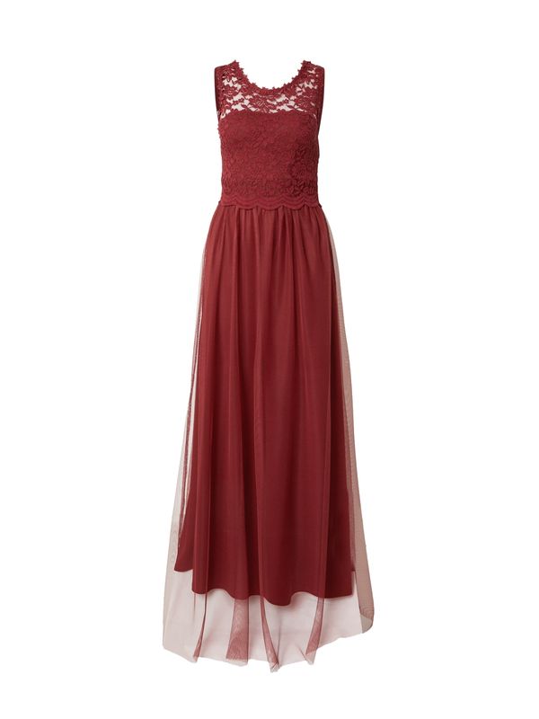 VILA VILA Večernja haljina 'VILYNNEA'  boja vina