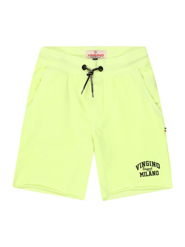 VINGINO VINGINO Hlače  neonsko žuta / crna
