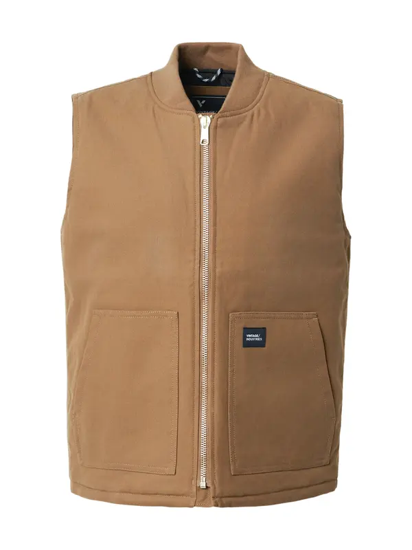 Vintage Industries Vintage Industries Prsluk 'Hallet'  smeđa