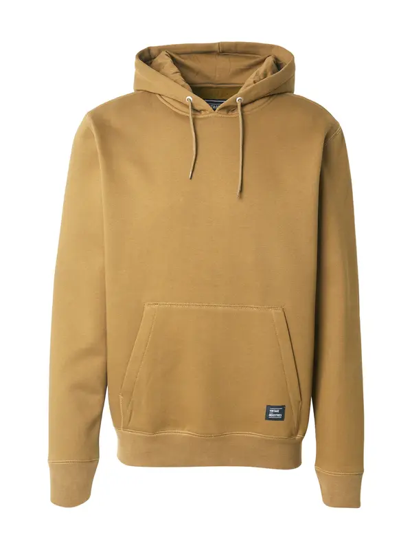 Vintage Industries Vintage Industries Sweater majica  boja devine dlake (camel) / crna / bijela