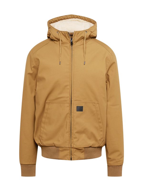 Vintage Industries Vintage Industries Zimska jakna 'Datton'  svijetlosmeđa / crna