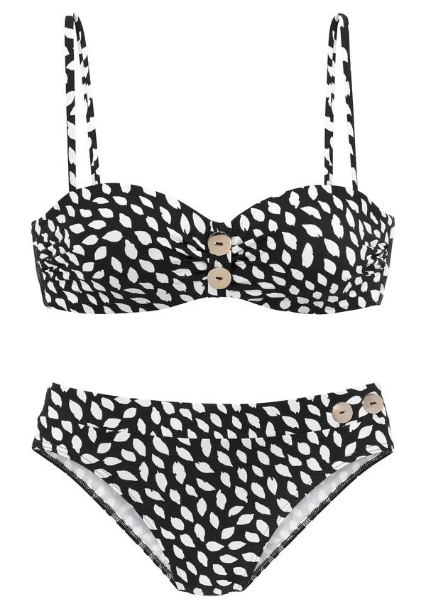 VIVANCE VIVANCE Bikini  bež / crna / bijela