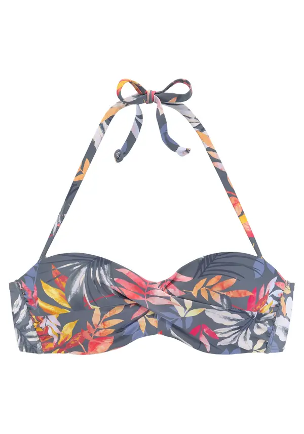 VIVANCE VIVANCE Bikini gornji dio  golublje plava / žuta / tamo siva / roza / crvena