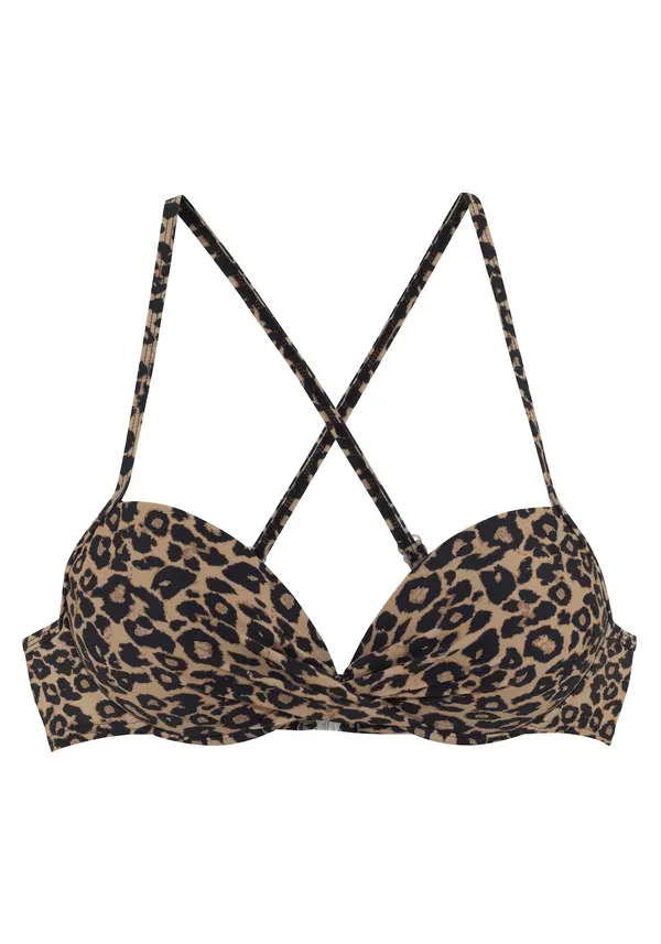VIVANCE VIVANCE Bikini gornji dio  smeđa / crna