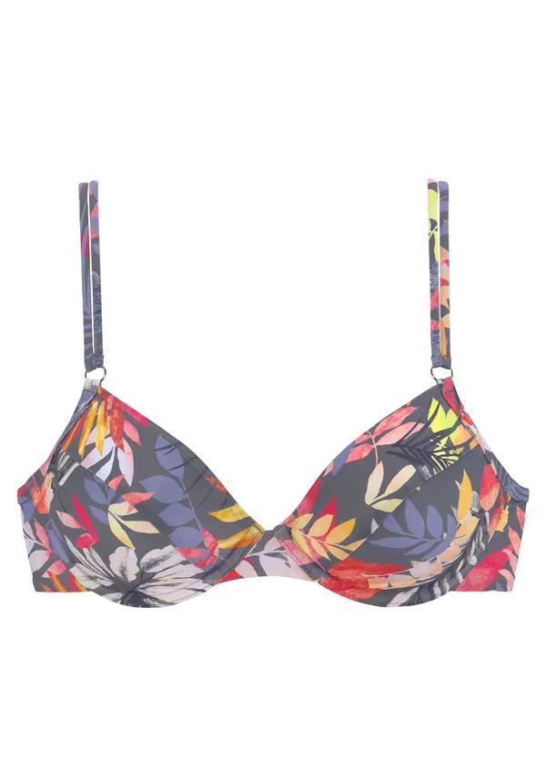 VIVANCE VIVANCE Bikini gornji dio  žuta / narančasto žuta / tamo siva / crvena