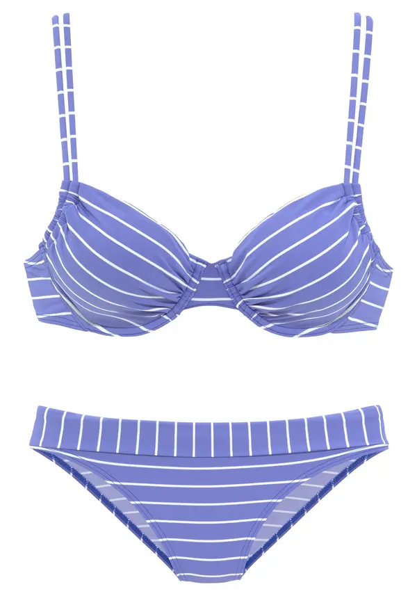 VIVANCE VIVANCE Bikini  kraljevsko plava / bijela
