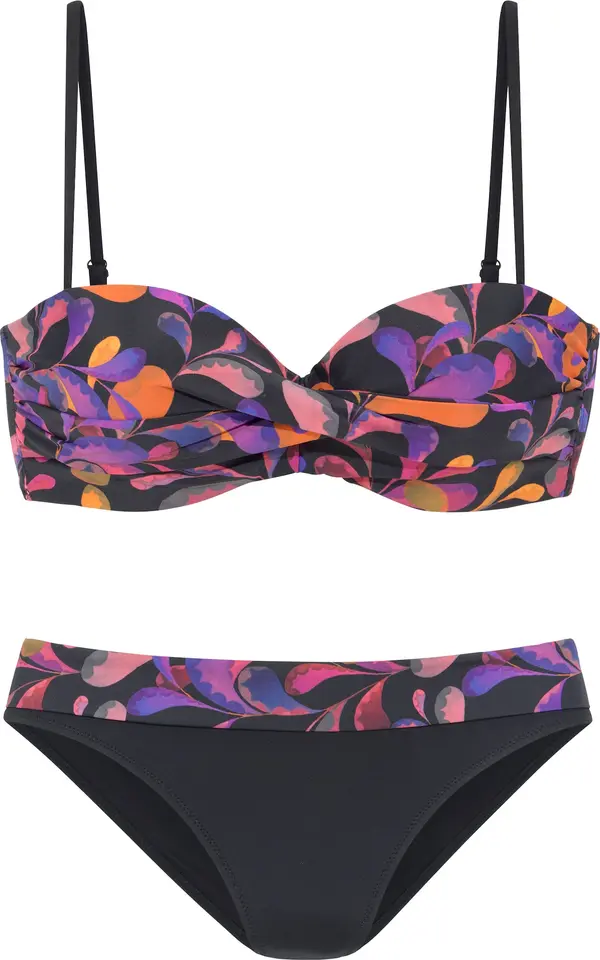 VIVANCE VIVANCE Bikini  ljubičasta / narančasta / crvena / crna
