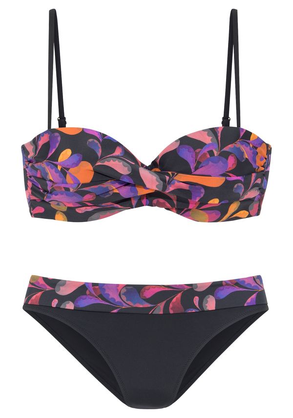 VIVANCE VIVANCE Bikini  ljubičasta / narančasta / crvena / crna