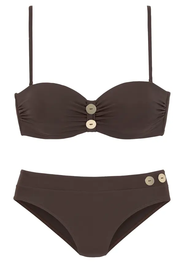 VIVANCE VIVANCE Bikini  smeđa / pastelno roza