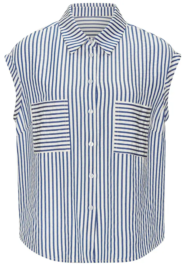 VIVANCE VIVANCE Bluza  boja pijeska / mornarsko plava